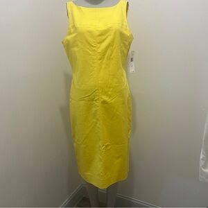 NWT Ralph Lauren Yellow Midi Dress